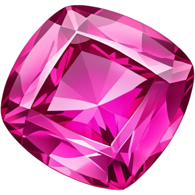 Hot Pink topaz gem emoji