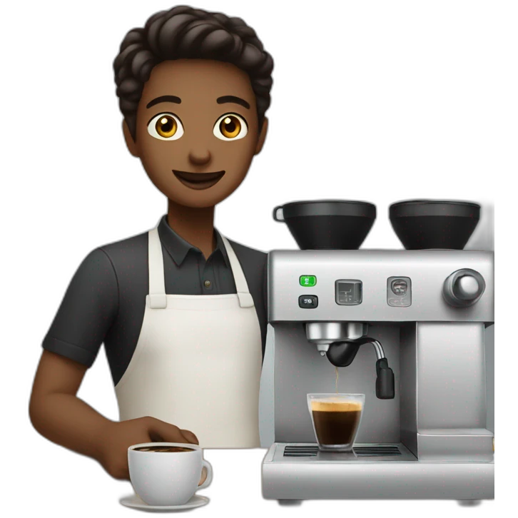 barista making coffee emoji