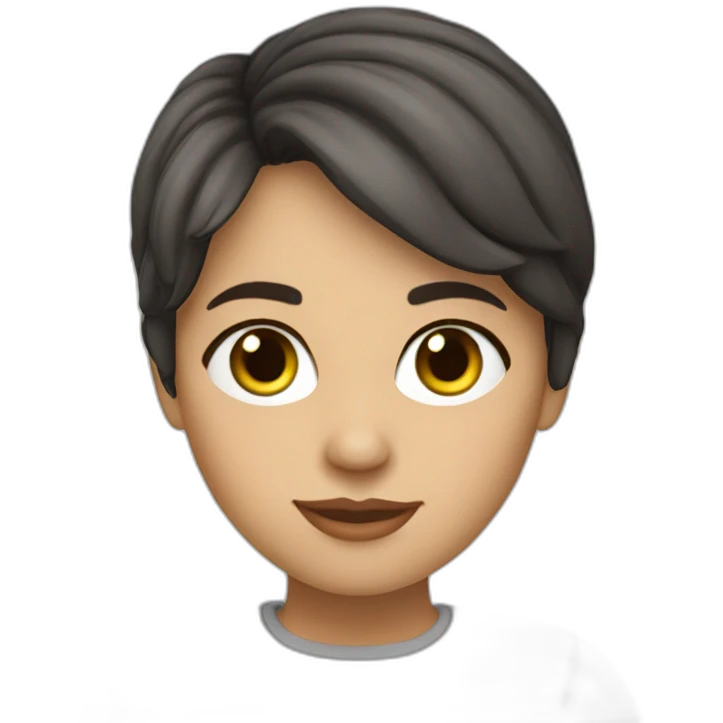 Brunette in La Rochelle emoji