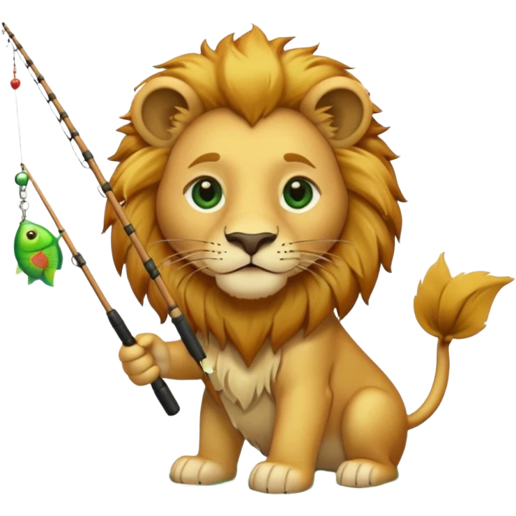 lion fishing emoji