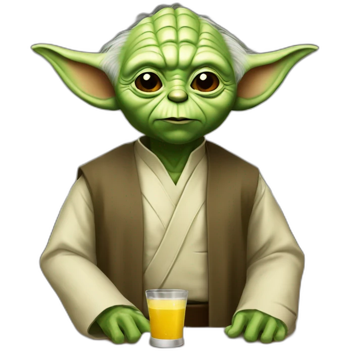 Yoda barman emoji