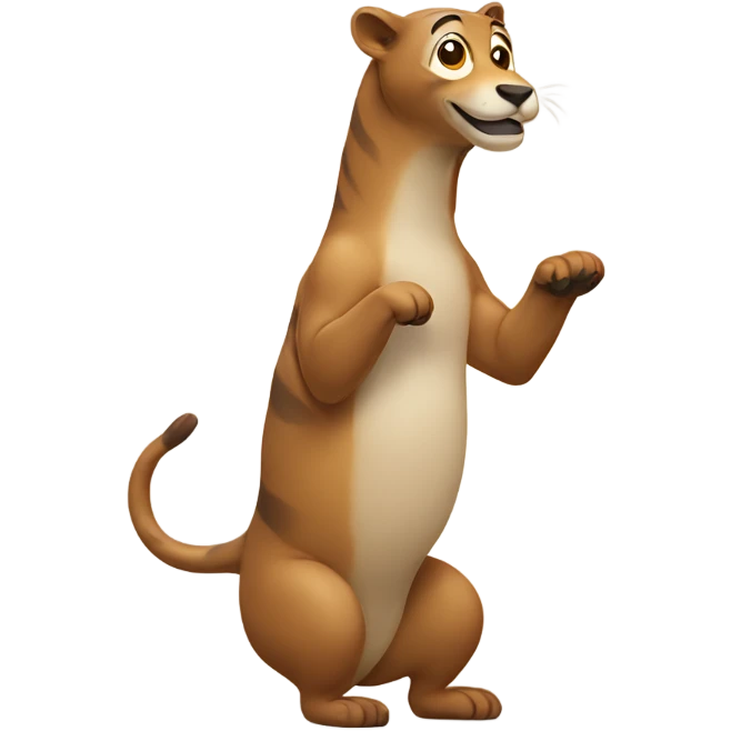 Animal stretching  emoji