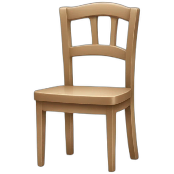 chair plastic emoji