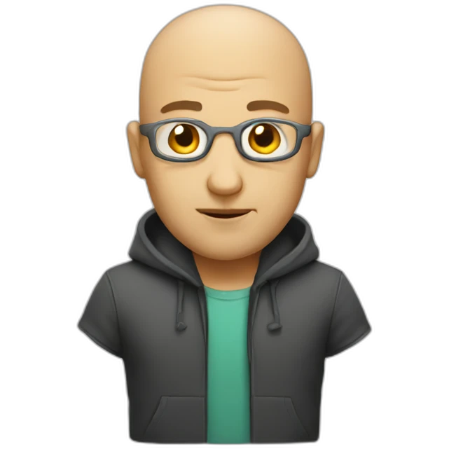 Freak developer bald emoji