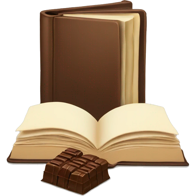 book with chocolates emoji