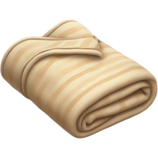 beige blanket bundle emoji