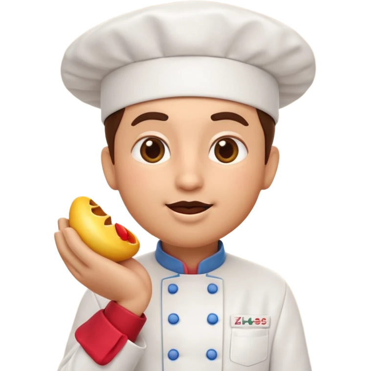 Chef Kiss El Hareketi, 3D rendered emoji, with professional lighting, white background emoji