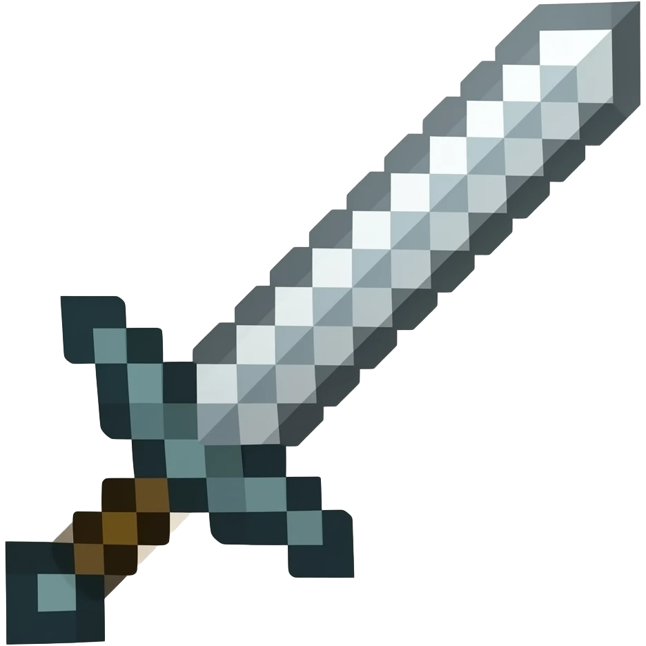 Mine craft sword emoji