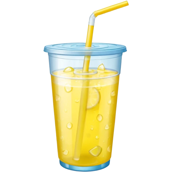 lemonade in a plastic cup emoji