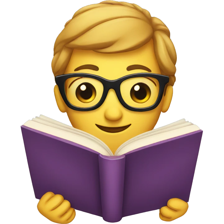 book worm emoji