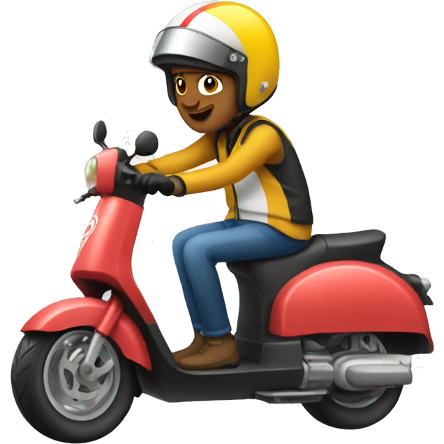 scooter racer emoji