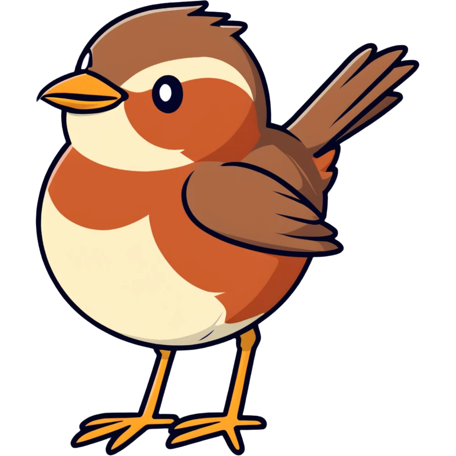 Cetti's warbler bird emoji
