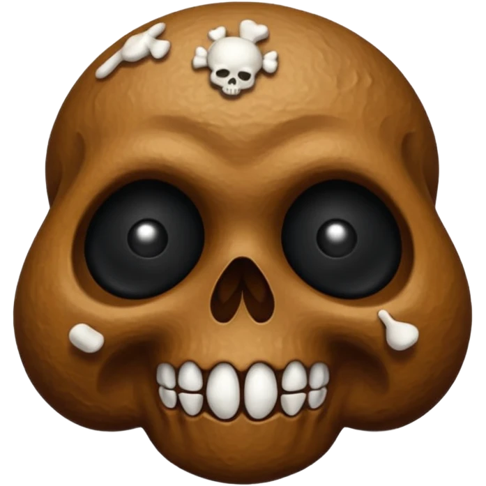 ((poop emoji))with  3 skulls emoji