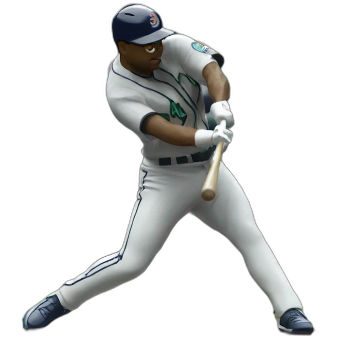 Hitting the Griffey emoji