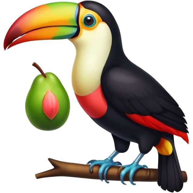 toucan and guava together emoji