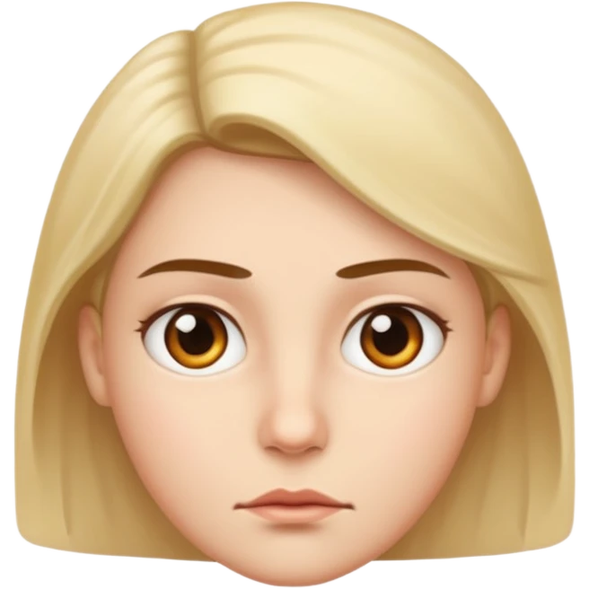 Seriously face emoji emoji