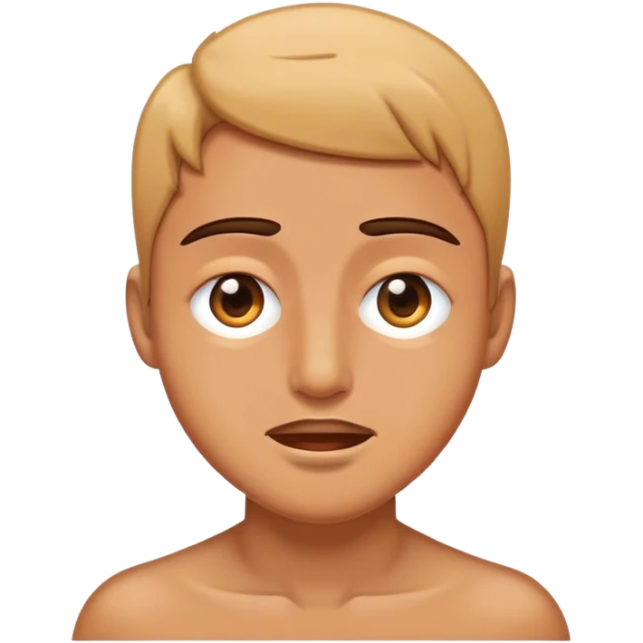 a human blink his eyes emoji