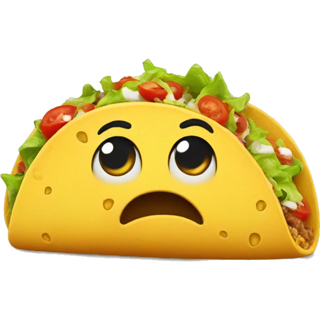 crying taco emoji