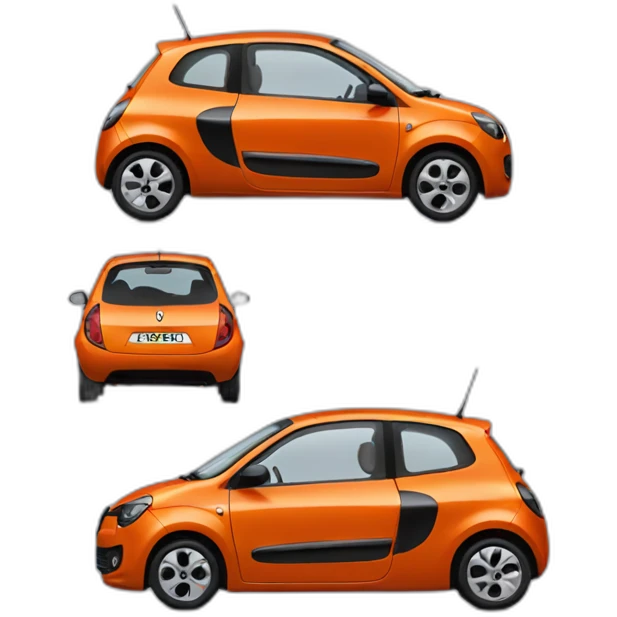 Renault twingo orange emoji