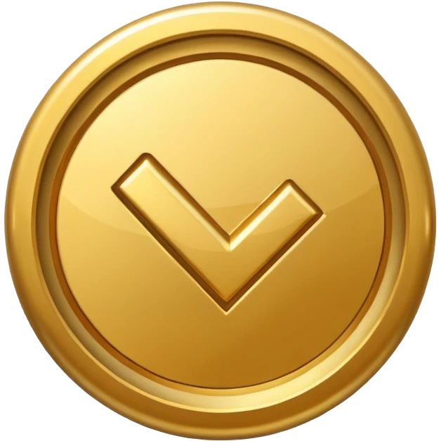 checkmark inside a gold circle emoji