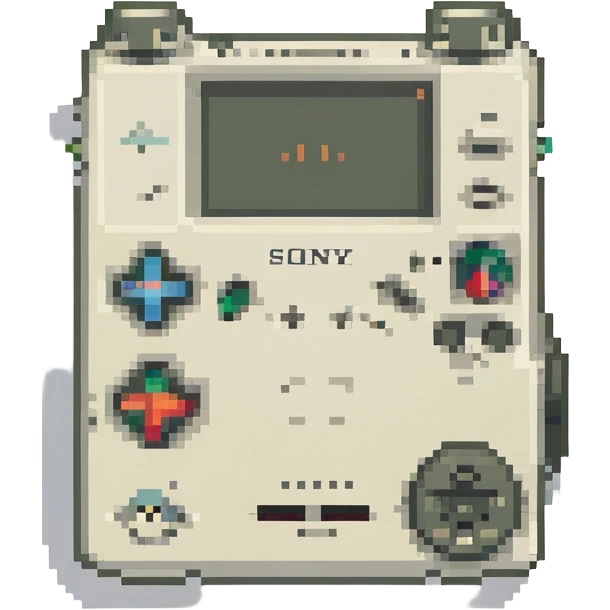 белый плеер Sony, no background emoji