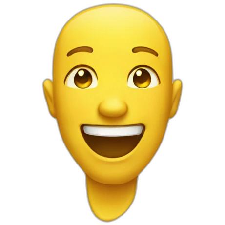 Neutral face Yellow laugh emoji