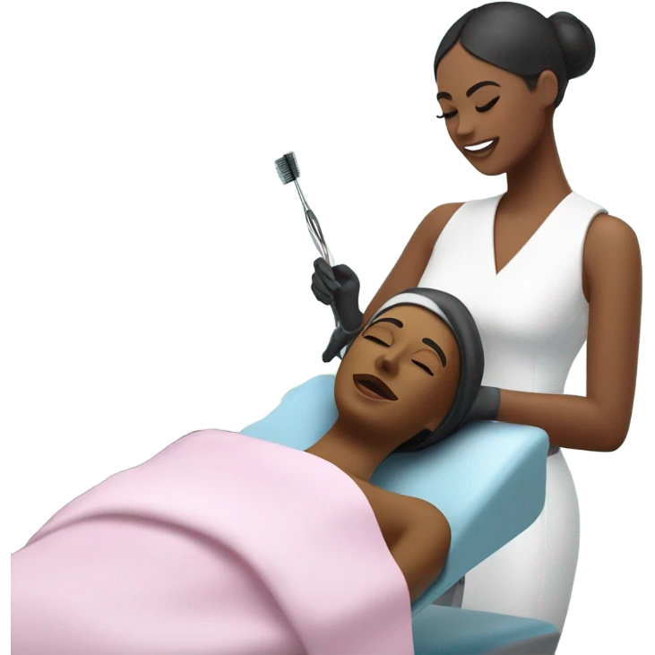 spa at a cosmetologist emoji