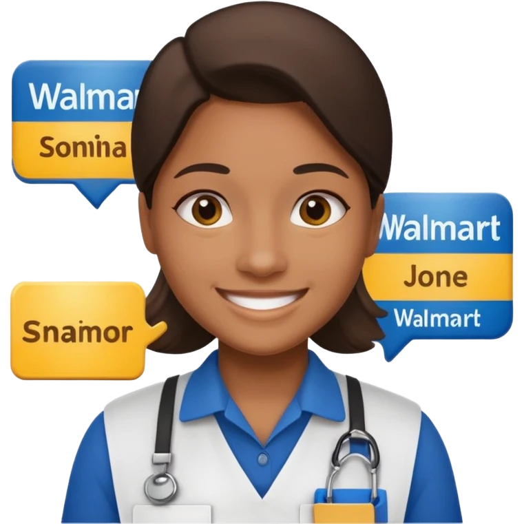 Walmart worker odp emoji