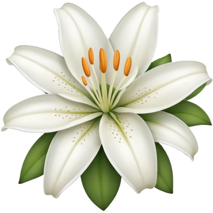 Lily flower emoji