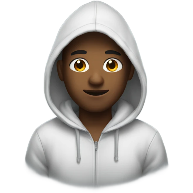 Me wearing a hoodie emoji