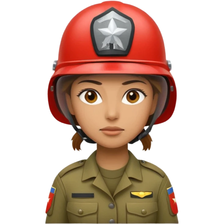 female soldier emoji