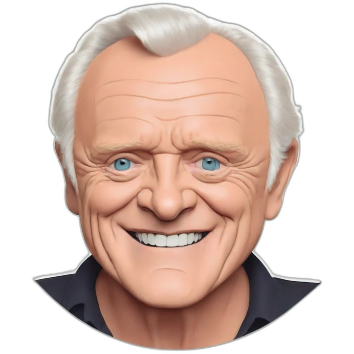 anthony-hopkins cartoon wearing henley emoji