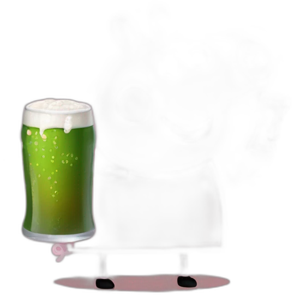 Peppa Pig con cerveza emoji