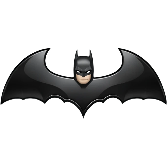 Batman logo emoji