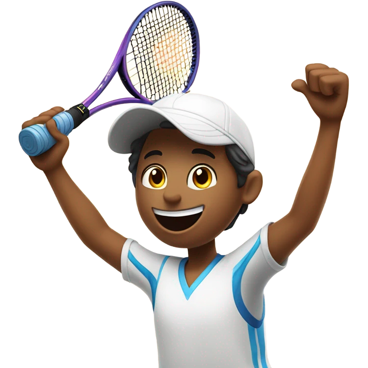 Tênis player winner emoji