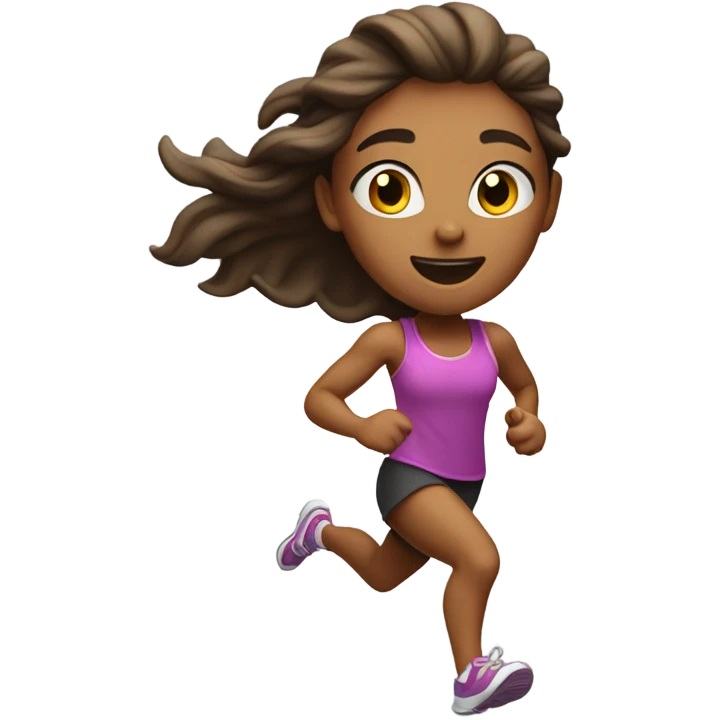 Running girls emoji