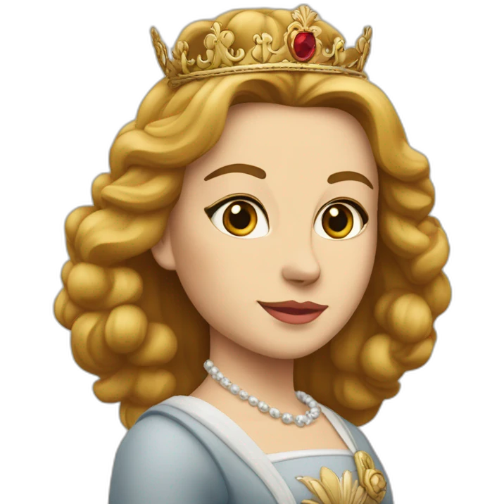 La reine d’Angleterre avec un chat dans ces bras  emoji
