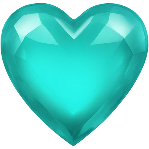 corazón verde agua emoji
