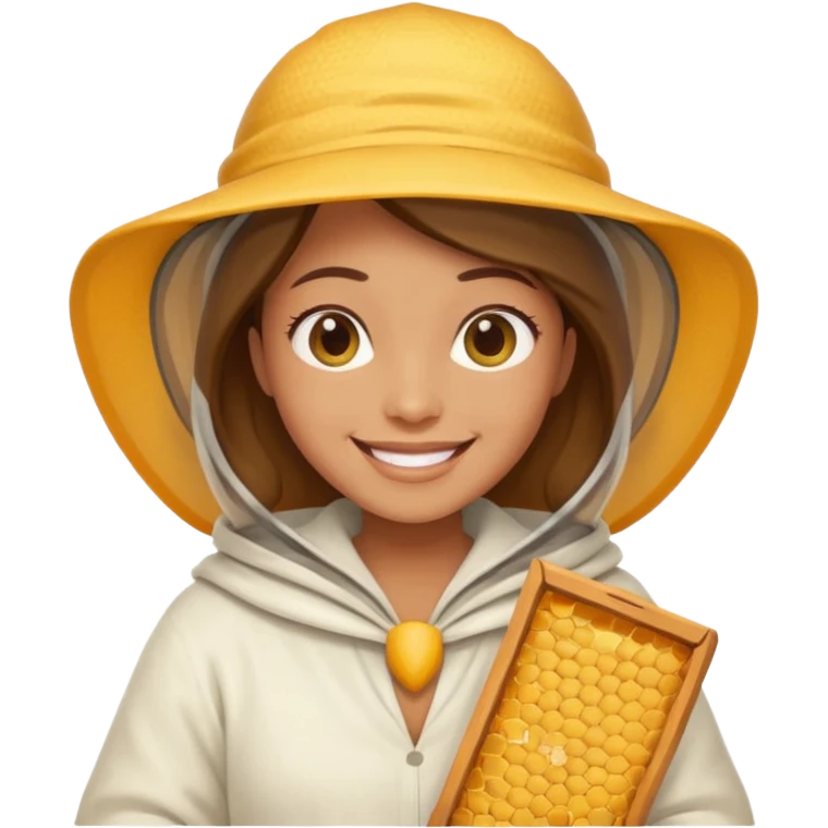 beekeeper white cloth emoji
