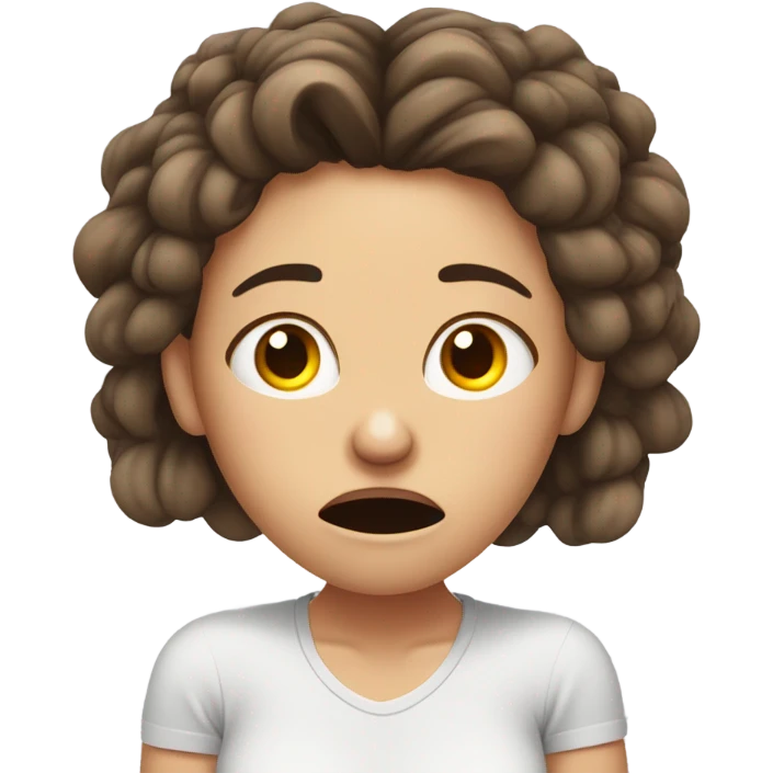 Stressed woman emoji