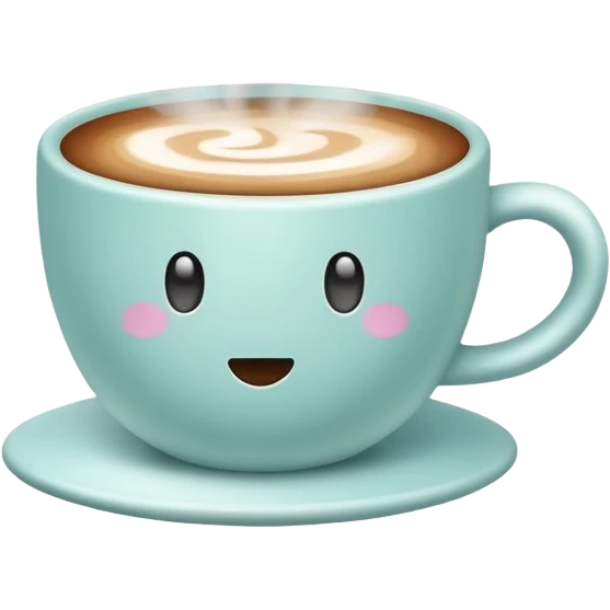 Cute coffee cup aesthetic  emoji