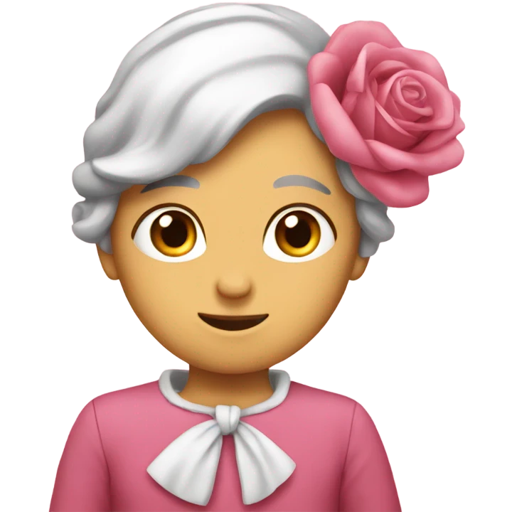 Fiocco rosa emoji