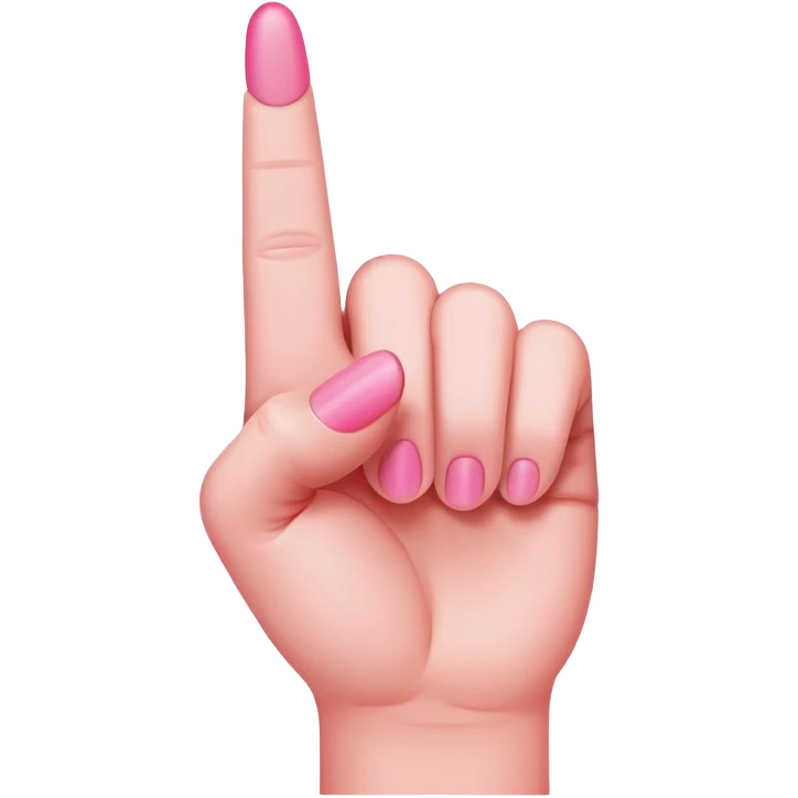 pink middle finger  emoji