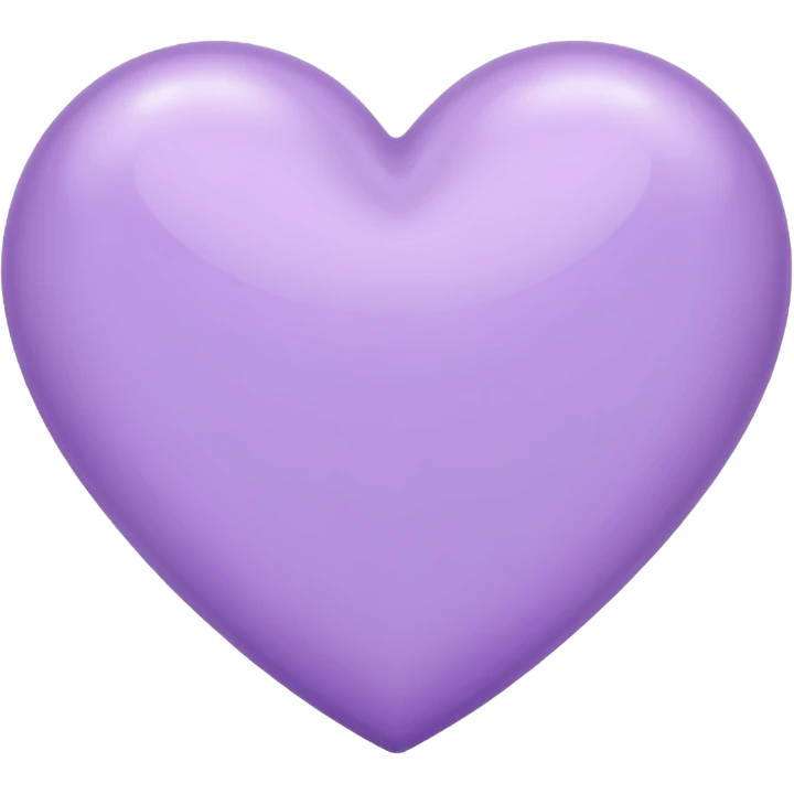 Light purple heart emoji