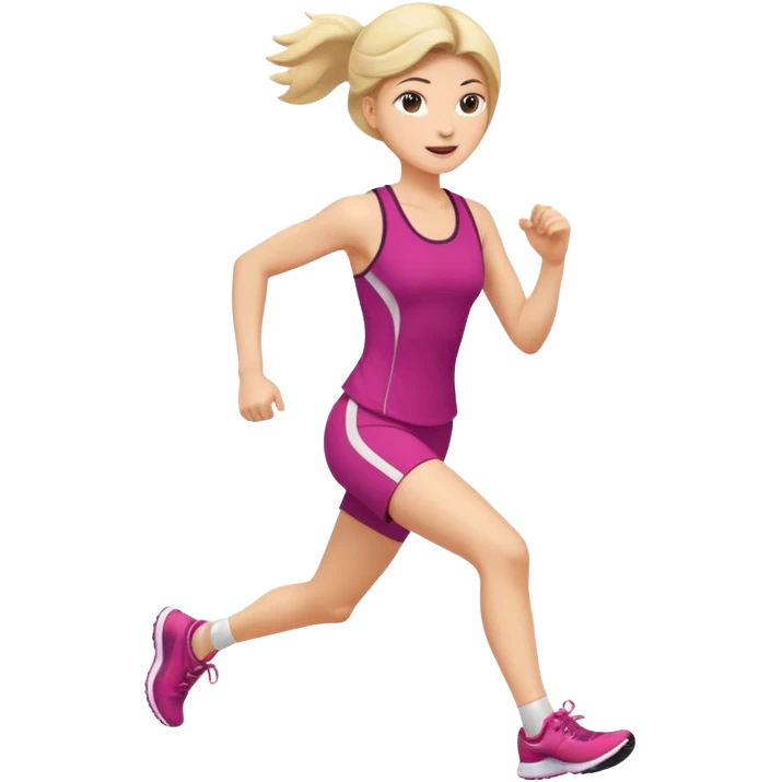 Lady running  emoji
