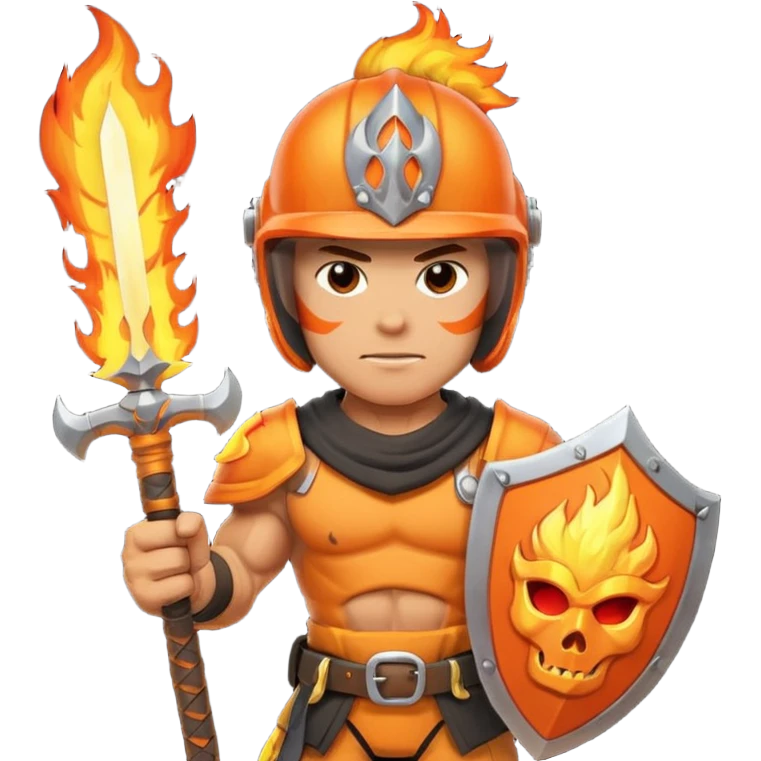 fire warrior emoji