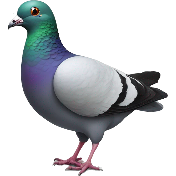 Dancing ball pigeon emoji