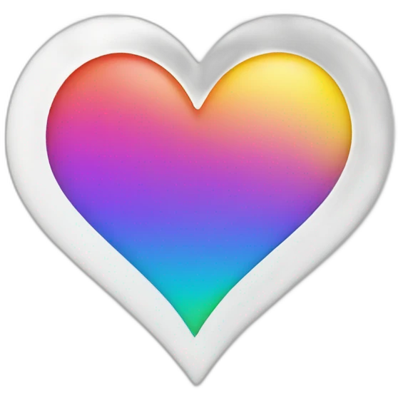 rainbow heart emoji
