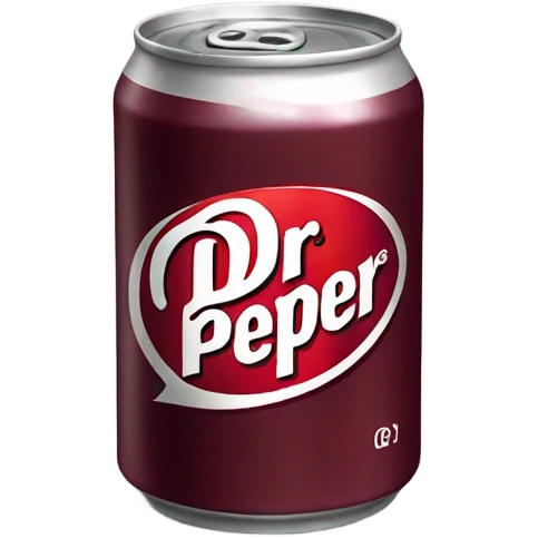 A can of Dr Pepper soda emoji