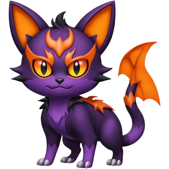 Noibat-Litten-Torracat-fusion-Fakemon-Pokémon-creature  emoji